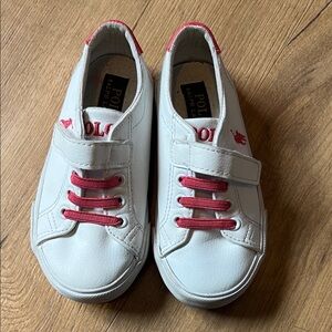 Polo by Ralph Lauren Kids Sneakers in White and Pink